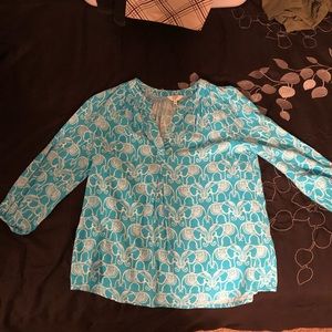 Crown and Ivy elephant shirt